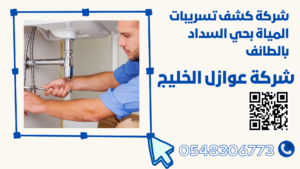 شركة كشف تسريبات المياة بحي السداد بالطائف