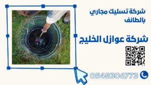 شركة تسليك مجاري بالطائف