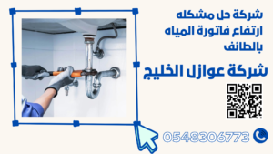 شركة حل مشكله ارتفاع فاتورة المياه بالطائف